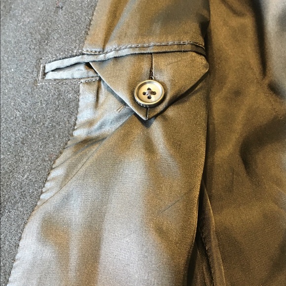 ☘️EXPRESS Wool Black Double Breasted Peacoat☘️ - Picture 6 of 6